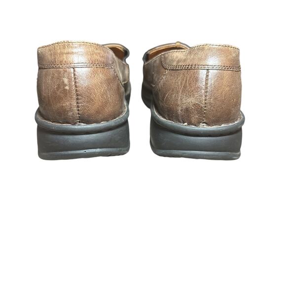 Josef Seibel Comfort loafer Sz 7.5 eu 40 Men Brown Leather Slip On sz 9 women’s - Picture 5 of 11